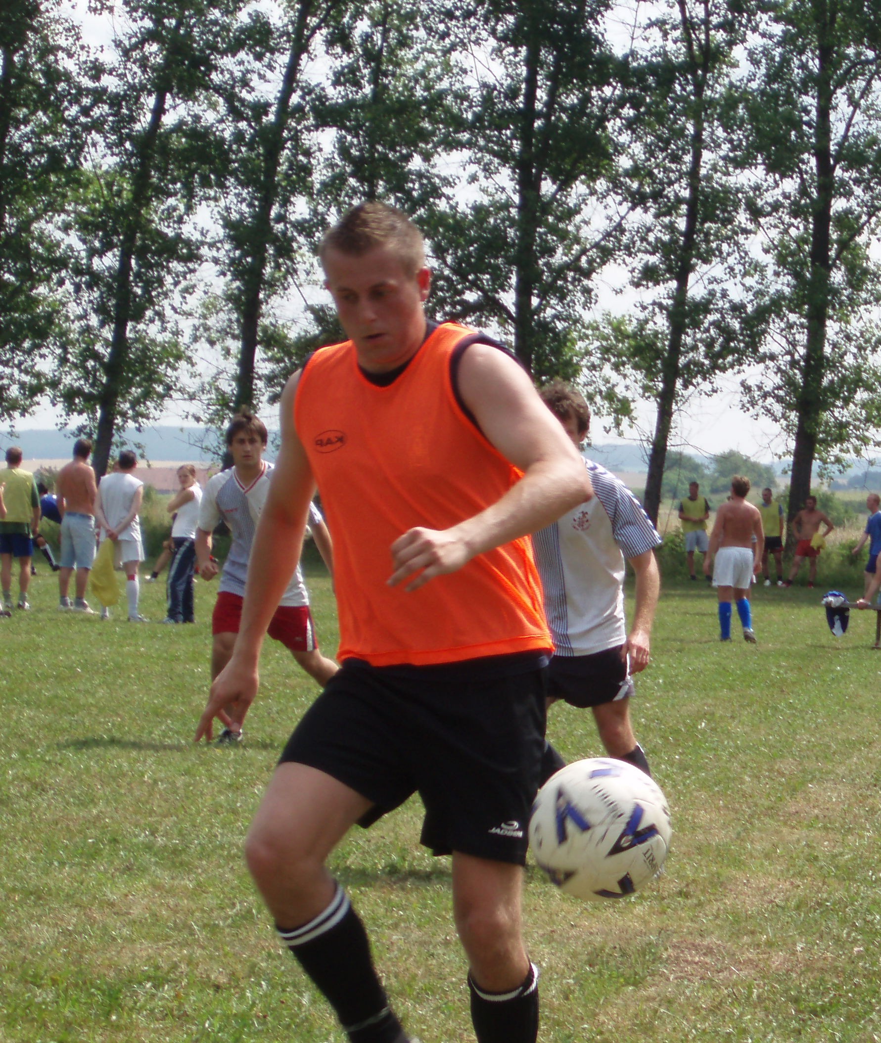 Bobánek při fotbálku
